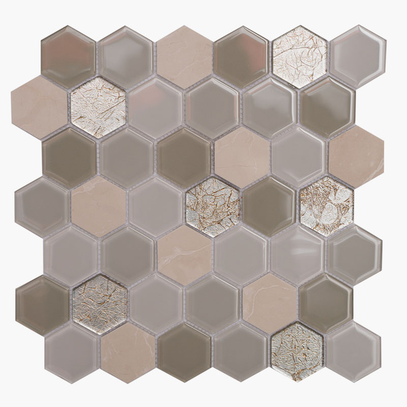 2″ Hexagon Crema Classic